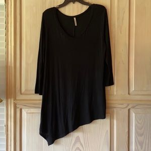 Brenda’s Black Asymmetrical Tunic